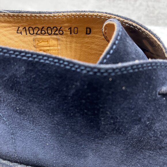 Peal & Co Brooks Brothers Suede Chukka Boots - Men\'s Size 10 D - Dark Blue